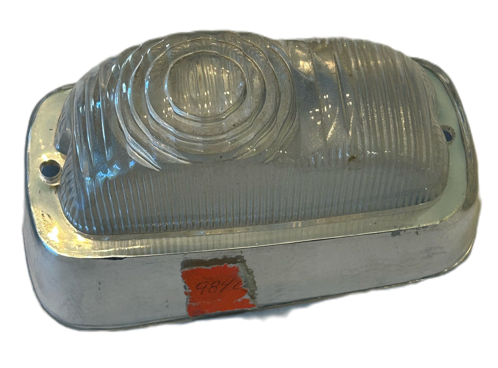 NOS FRONT RH TURN SIGNAL LENS RENAULT DAUPHINE 1955-1960 CLEAR