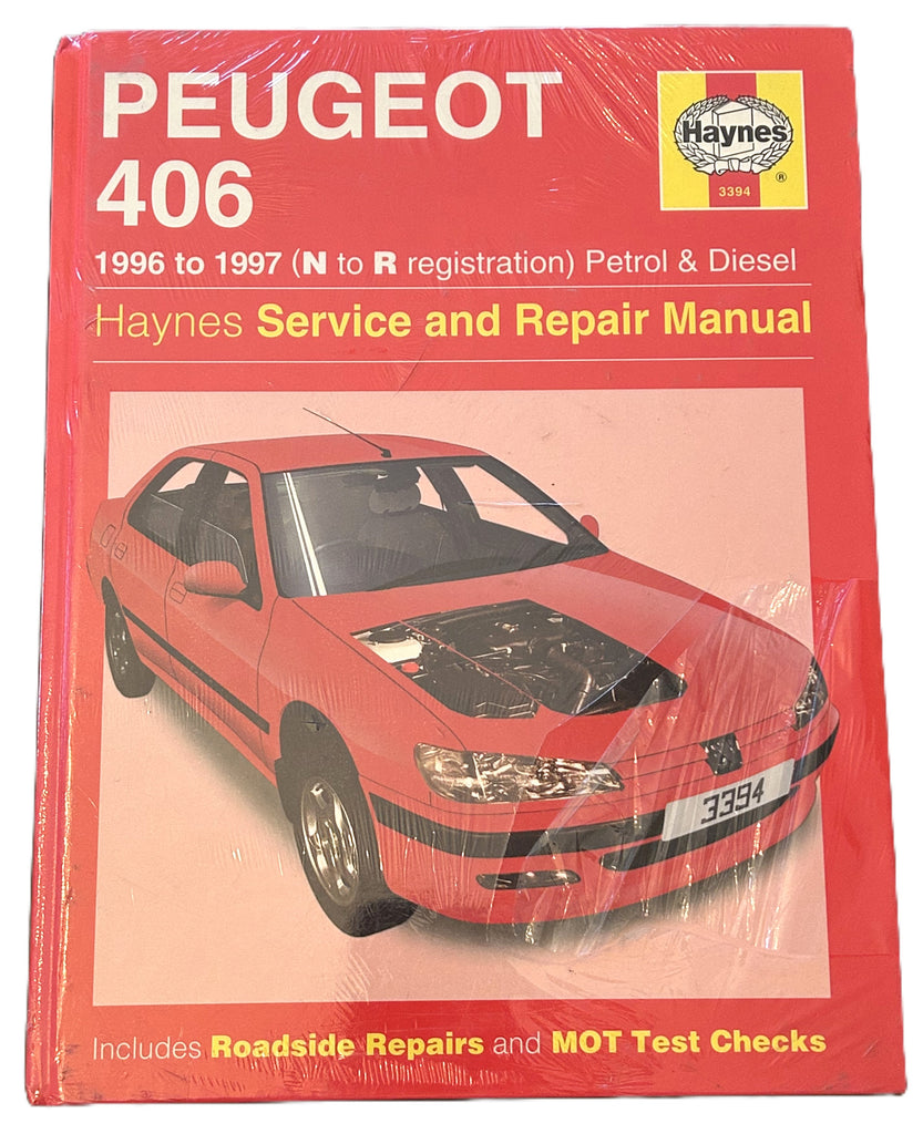 HAYNES WORKSHOP MANUAL PEUGEOT 406 1996-1997