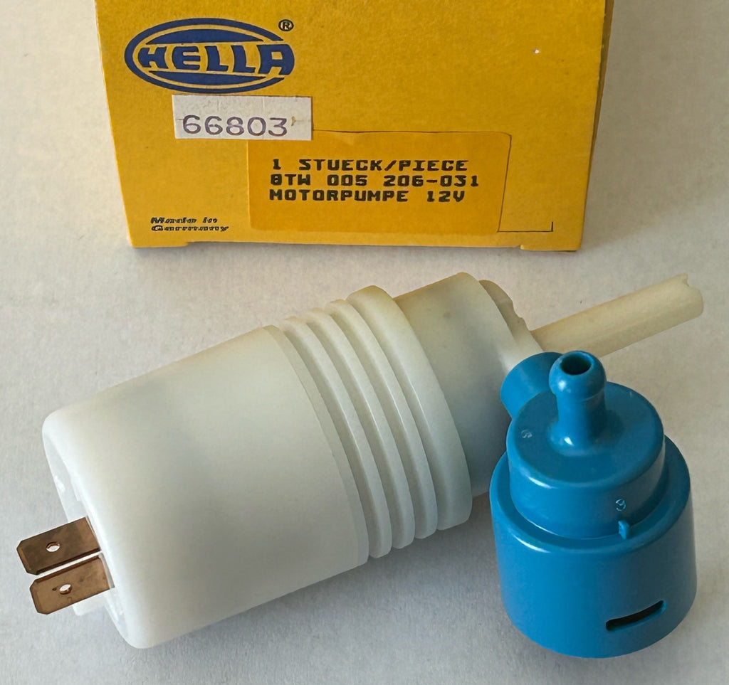 HELLA NOS WINDSHIELD WASHER PUMP 66803 8TW005206131 VW