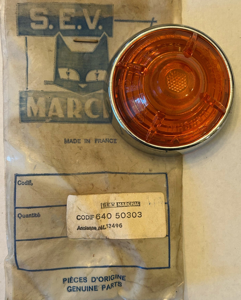 FRONT TURN SIGNAL LENS SIMCA 1000 NOS SEV MARCHAL