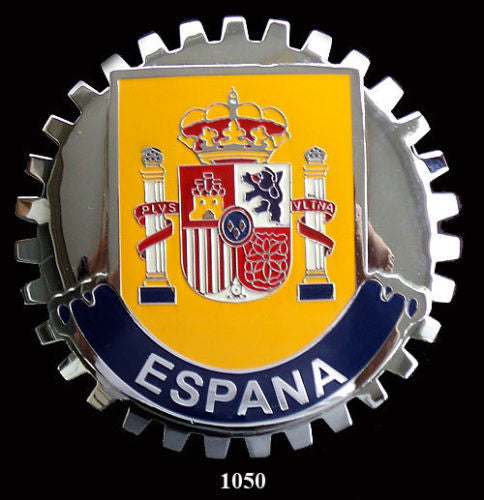 SPAIN COAT OF ARMS ESPANA CAR GRILLE BADGE EMBLEM