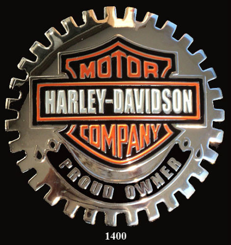 HARLEY DAVIDSON MOTORCYCLE TRAILER OR TRUCK GRILLE BADGE