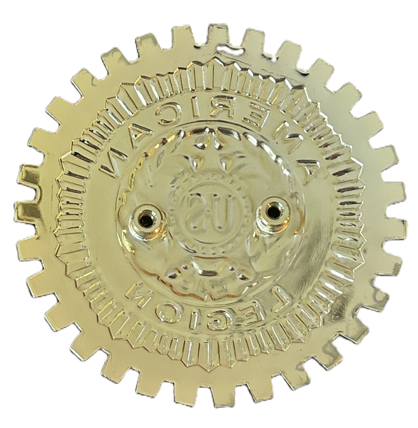 AMERICAN LEGION AUTOMOBILE GRILLE BADGE EMBLEM MILITARY
