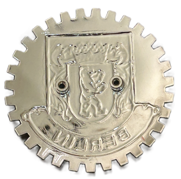 BERLIN GERMANY AUTOMOBILE GRILLE BADGE - COAT OF ARMS- CREST