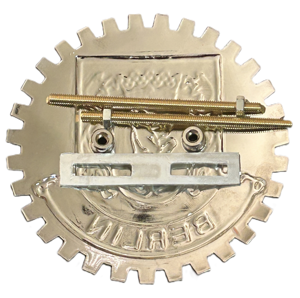 BERLIN GERMANY AUTOMOBILE GRILLE BADGE - COAT OF ARMS- CREST
