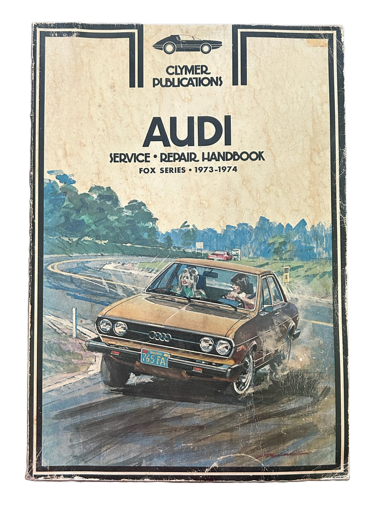 CLYMER REPAIR MANUAL AUDI FOX 1973-1974 USED CONDITION