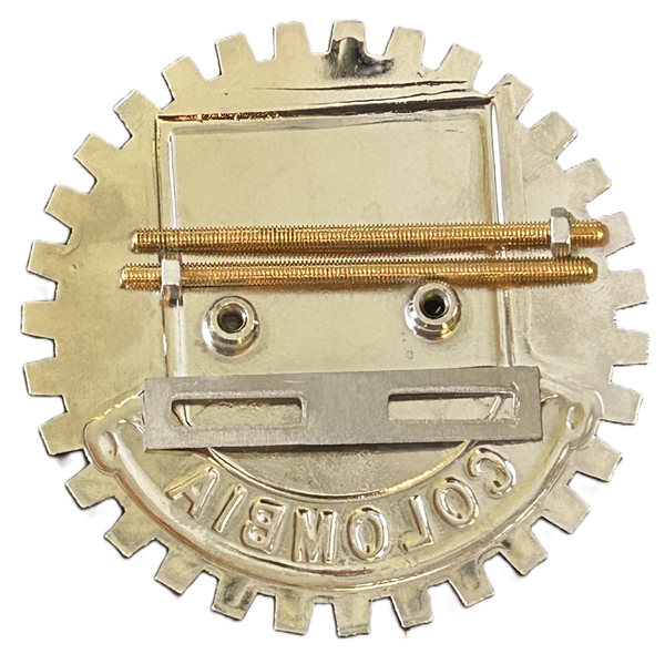 COLOMBIAN FLAG (COLOMBIA) CAR GRILLE BADGE EMBLEM