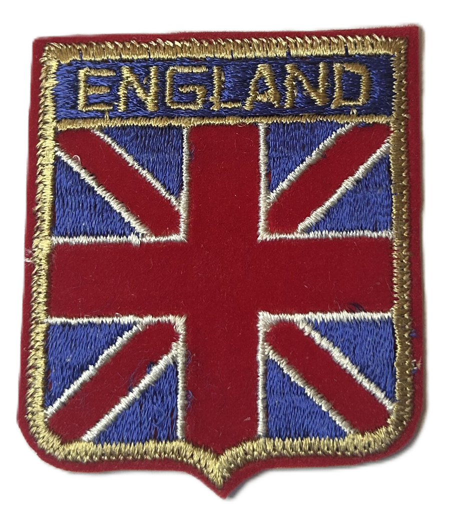 ENGLAND UNION JACK FLAG Embroidered Patch for Cap or Jacket.