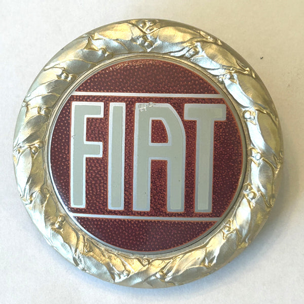 FIAT HOOD / TRUNK BADGE - SINGLE POST ON BACK