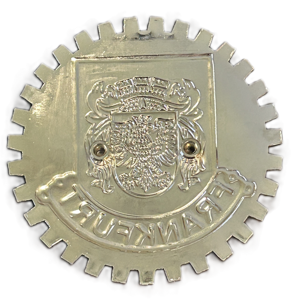 FRANKFURT GERMANY COAT OF ARMS CAR GRILLE BADGE EMBLEM