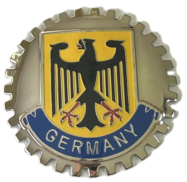 GERMANY COAT OF ARMS CREST AUTOMOBILE GRILLE BADGE EMBLEM