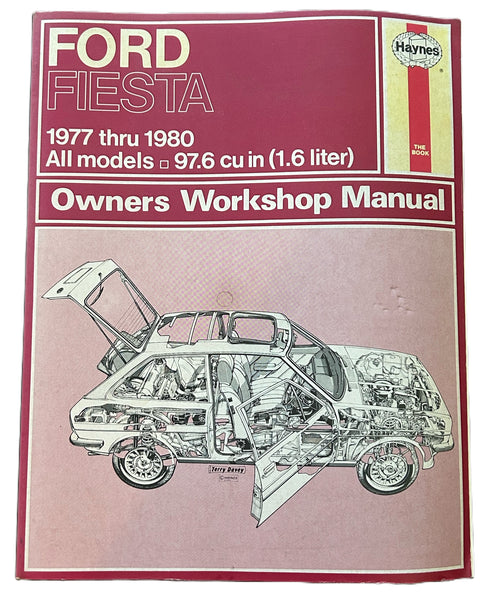 HAYNES WORKSHOP MANUAL 334 FORD FIESTA 1977-1980 1.6 LITER