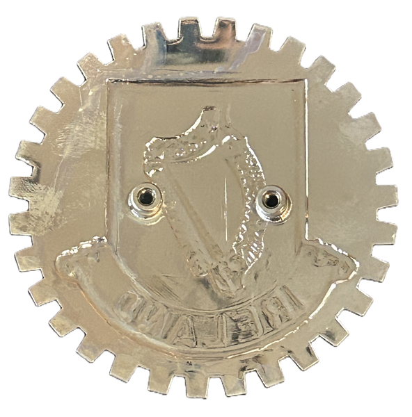 IRELAND CREST BADGE - IRISH COAT OF ARMS AUTOMOBILE GRILLE BADGE EMBLEM