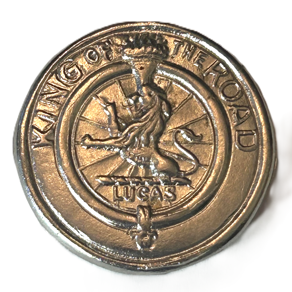 King of the Road MGTC MGTD Medallion 1 1/8" inch diameter