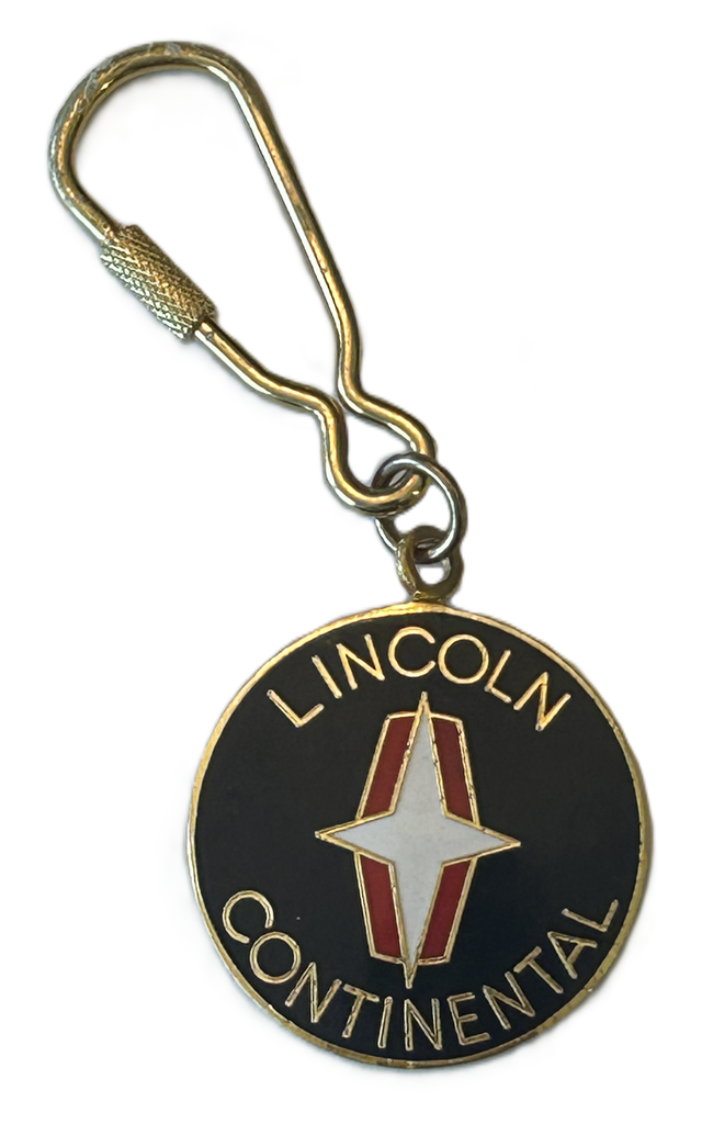 Lincoln Keychain Metal with Gold Fastener
