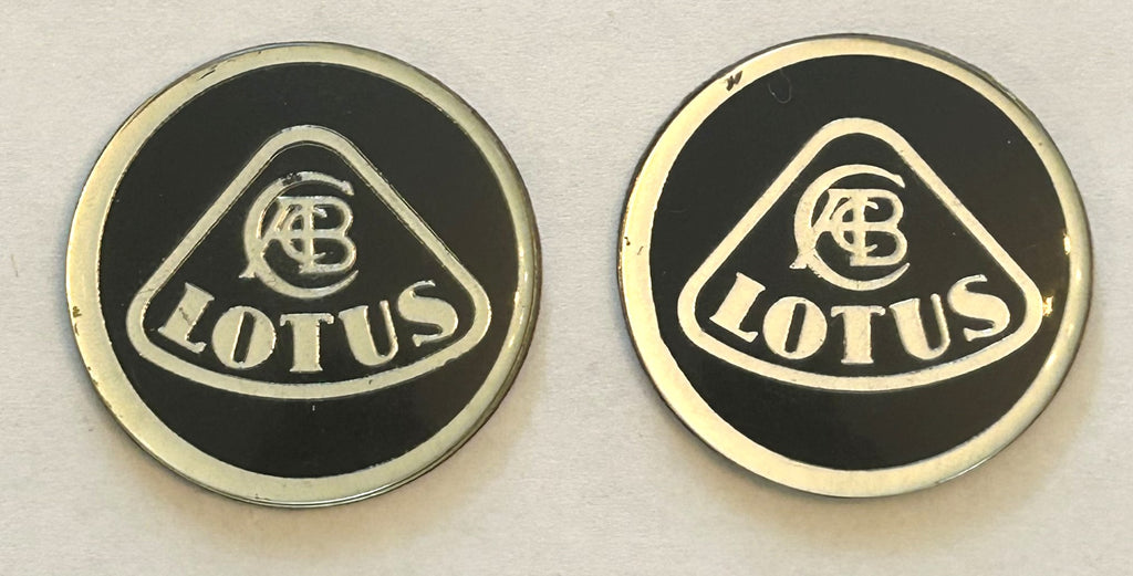 LOTUS HUBCAP EMBLEMS NOS 1970S