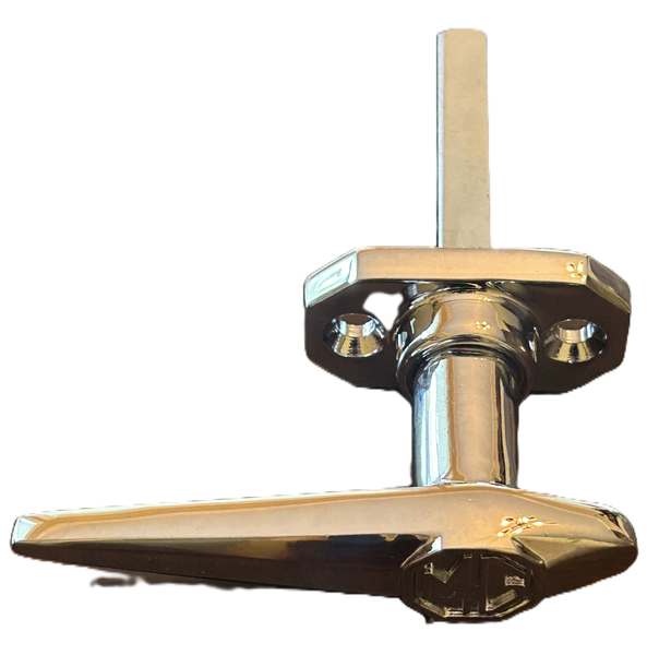 MGTB OUTER CHROME DOOR HANDLE WITH LOGO