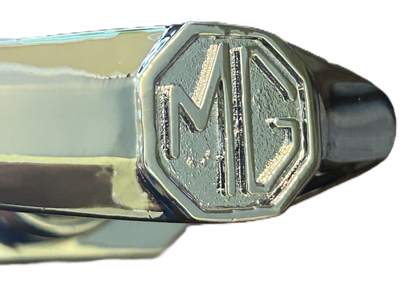 MGTB OUTER CHROME DOOR HANDLE WITH LOGO