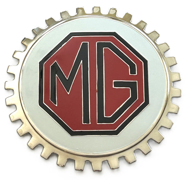 MG LOGO AUTOMOBILE GRILLE BADGE EMBLEM MGA MGB MGC MIDGET MGTF MGTD