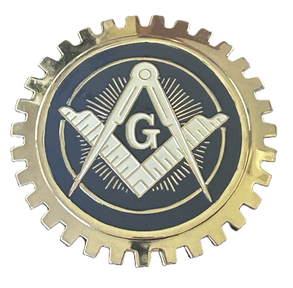 MASONIC LODGE (MASONS) CAR GRILLE BADGE EMBLEM