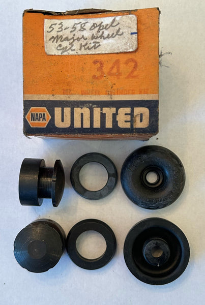 WHEEL CYLINDER MAJOR KIT 27MM OPEL REKORD OLYMPIA NAPA UNITED 342