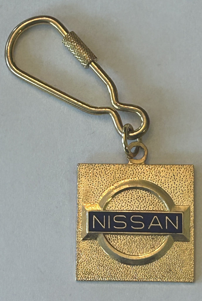 Nissan Keychain Metal with Gold Fastener