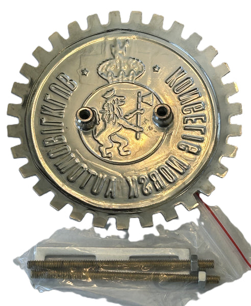 NORWEGIAN AUTOMOBILE CLUB GRILLE BADGE - KONGELIG NORSK AUTOMOBILKLUB NORWAY