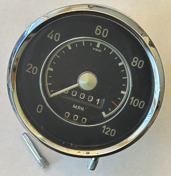 NOS MERCEDES SPEEDOMETER 120MPH 189 542 07 01 CIRCA 1959 300D ADENAUER