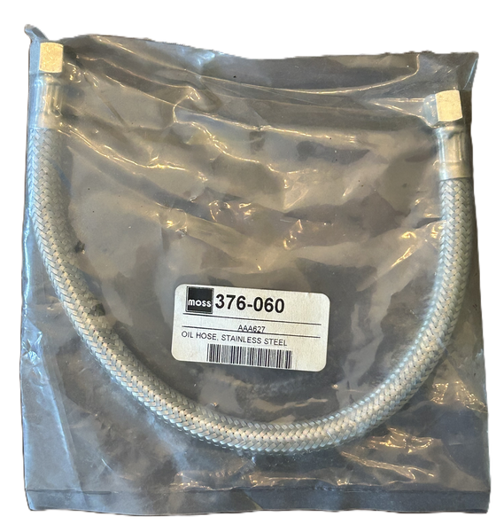 OIL PRESSURE STAINLESS STEEL HOSE TO GAUGE MGA MGB MGTC MGTD MGTF