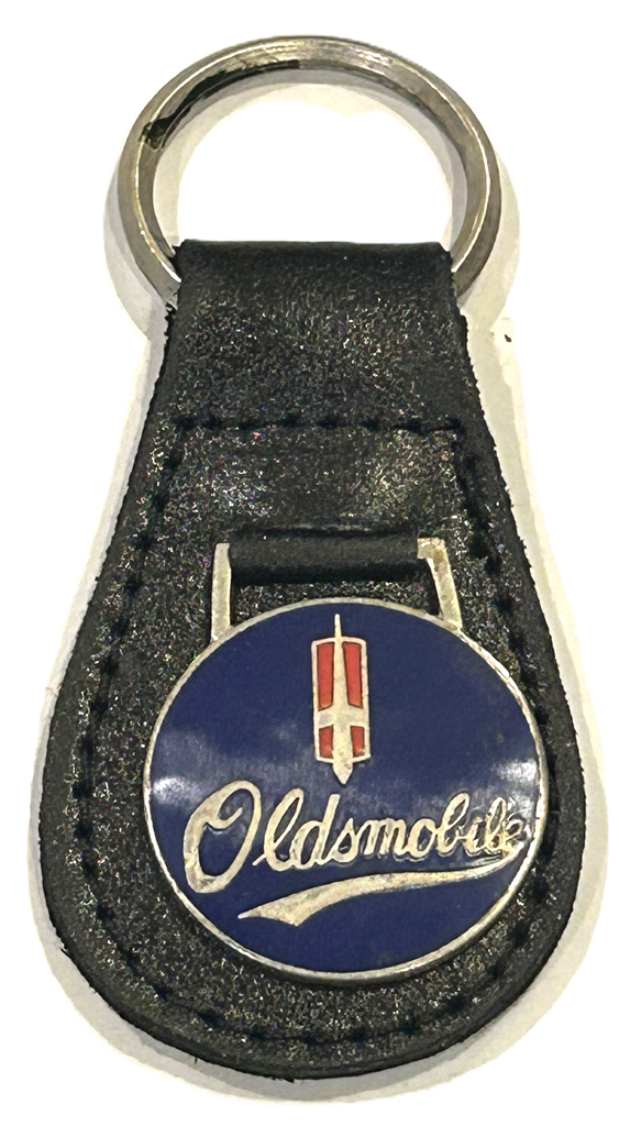 OLDSMOBILE NOS LEATHER KEY FOB