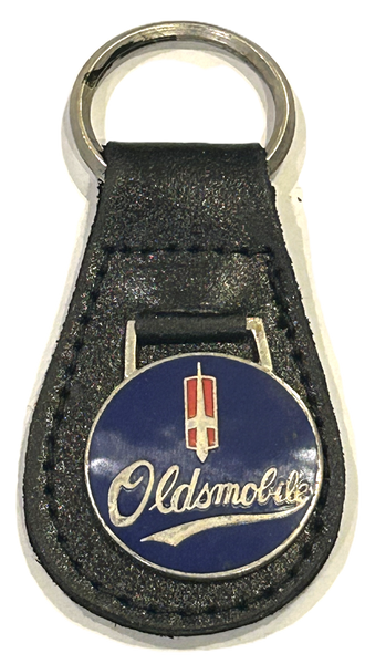 OLDSMOBILE NOS LEATHER KEY FOB