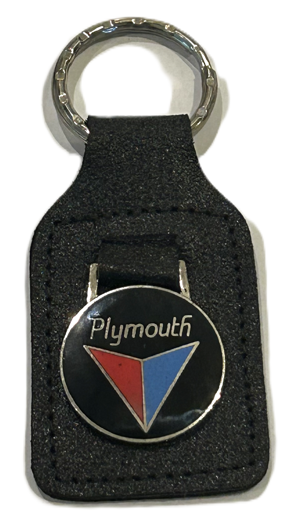 PLYMOUTH NOS LEATHER KEY FOB