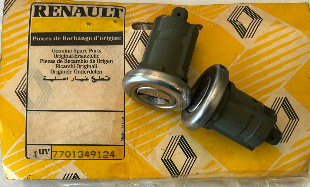 NOS RENAULT R5 AND ALPINE TURBO DOOR LOCK CYLINDERS 7701349124