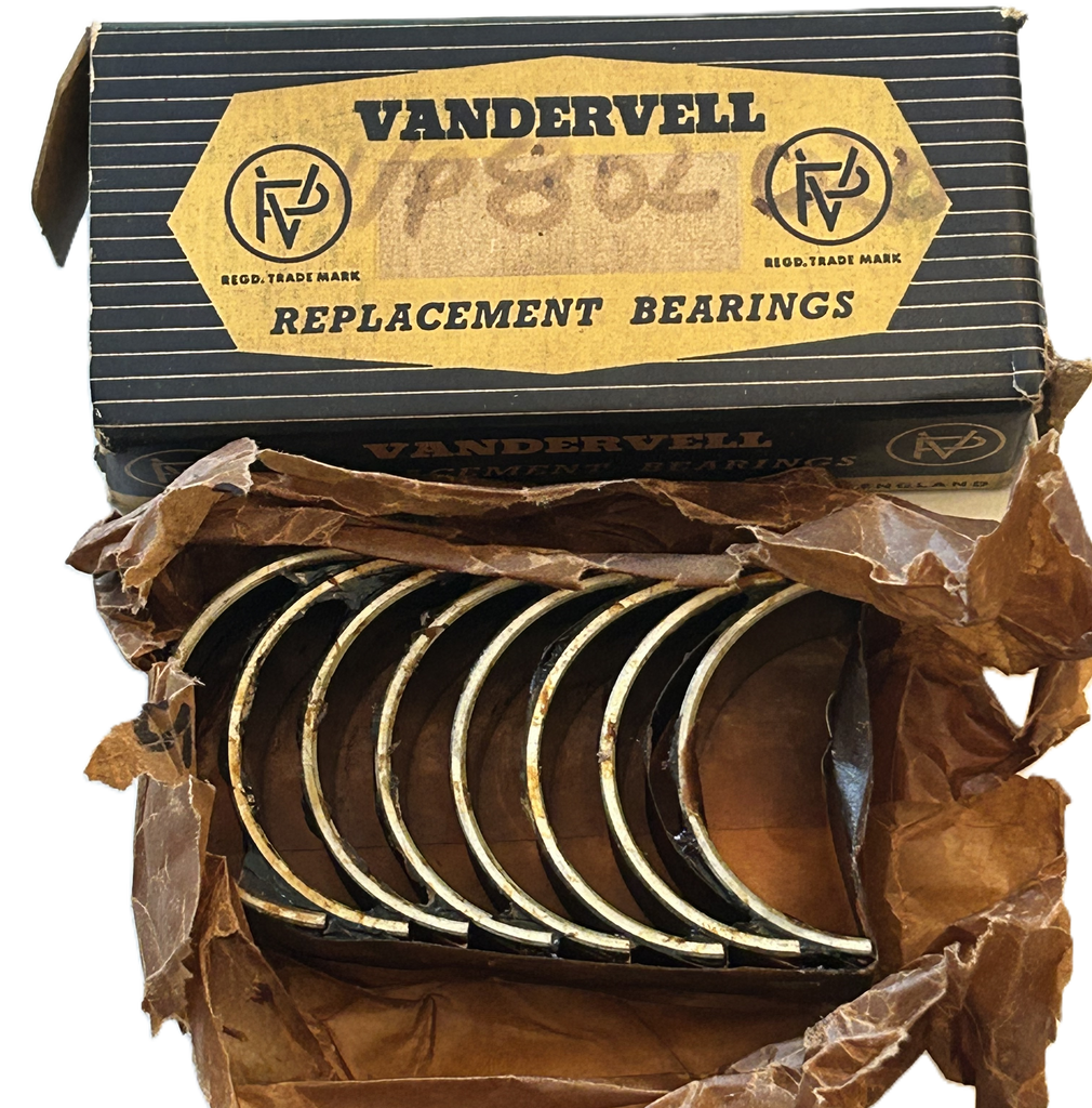 VANDERVELL VP802 NOS ROD BEARING SET .020 RENAULT 4CV DAUPHINE