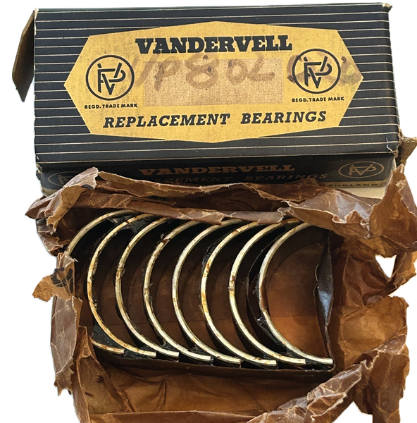 VANDERVELL VP802 NOS ROD BEARING SET .020 RENAULT 4CV DAUPHINE