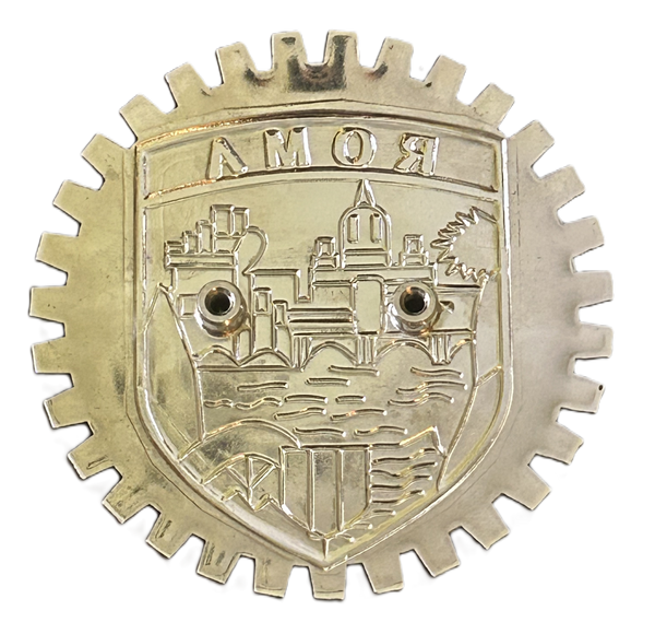 ROMA ( ROME) ITALY AUTOMOBILE GRILLE BADGE - ITALIAN CAR EMBLEM