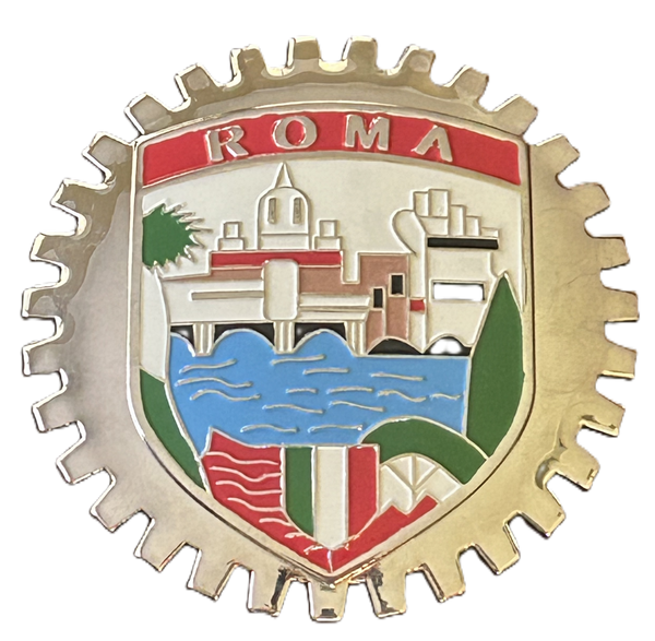 ROMA ( ROME) ITALY AUTOMOBILE GRILLE BADGE - ITALIAN CAR EMBLEM