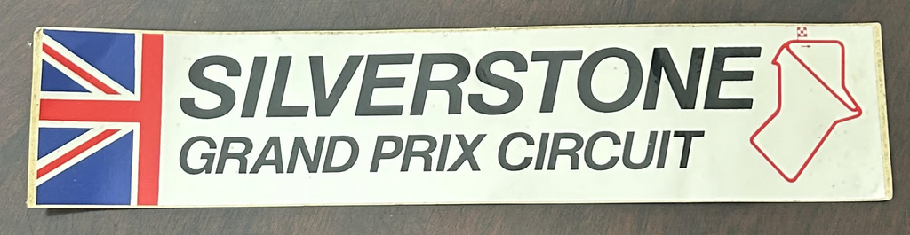 SILVERSTONE GRAND PRIX CIRCUIT DECAL - RARE