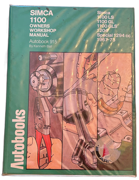 SIMCA 1100 1204 WORKSHOP MANUAL AUTOBOOKS 915