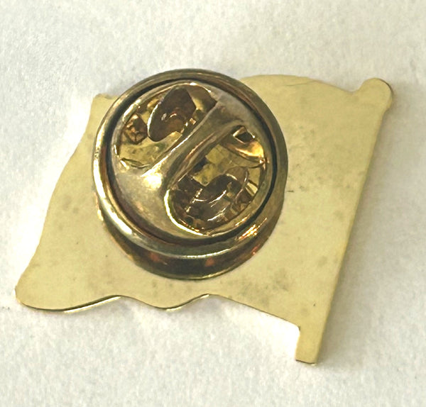 ST LUCIA FLAG LAPEL PIN ENAMEL