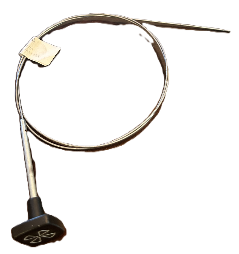 CHOKE CABLE SOLID CABLE TYPE TRIUMPH TR6 1973-1976
