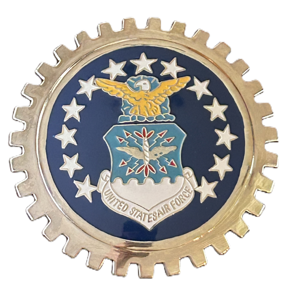 UNITED STATES AIR FORCE CAR GRILLE BADGE EMBLEM MILITARY