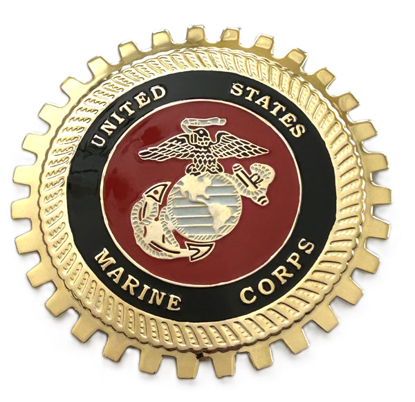 UNITED STATES MARINE CORPS GRILLE BADGE EMBLEM MILITARY