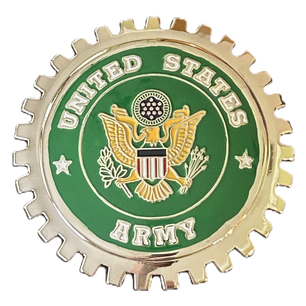 UNITED STATES ARMY AUTOMOBILE GRILLE BADGE EMBLEM MILITARY