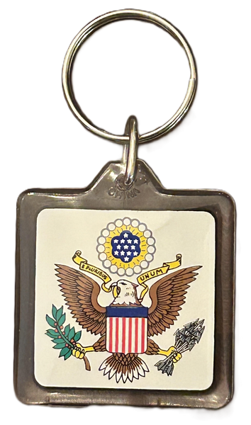 USA Flag Acrylic Keychain