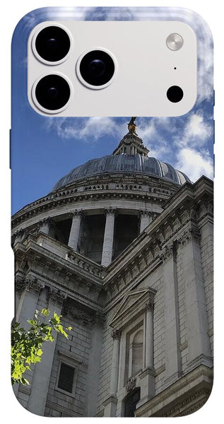 Architectural Dome Against Blue Sky - Phone Case