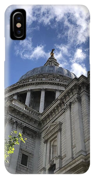 Architectural Dome Against Blue Sky - Phone Case