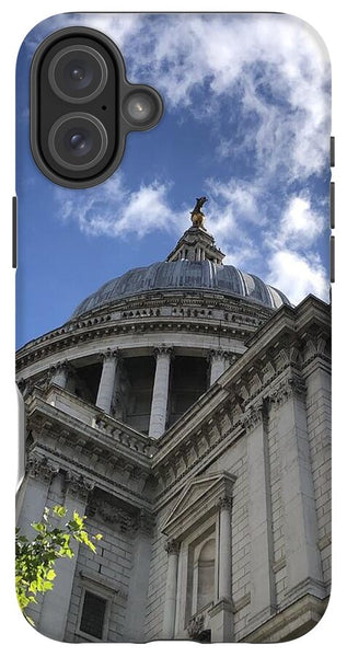 Architectural Dome Against Blue Sky - Phone Case