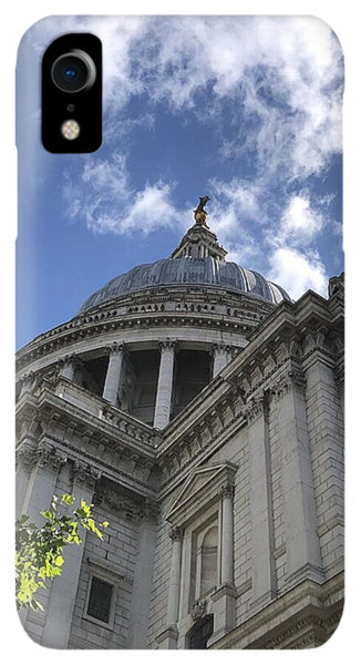 Architectural Dome Against Blue Sky - Phone Case