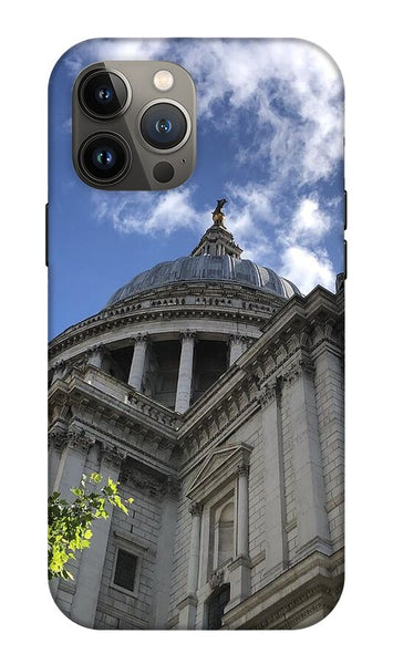 Architectural Dome Against Blue Sky - Phone Case